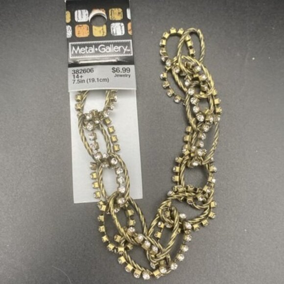 Metal Gallery Jewelry Craft Lot of 7 Pcs NOS 2007 Owl Brooch Bracelets Necklaces - Picture 7 of 16